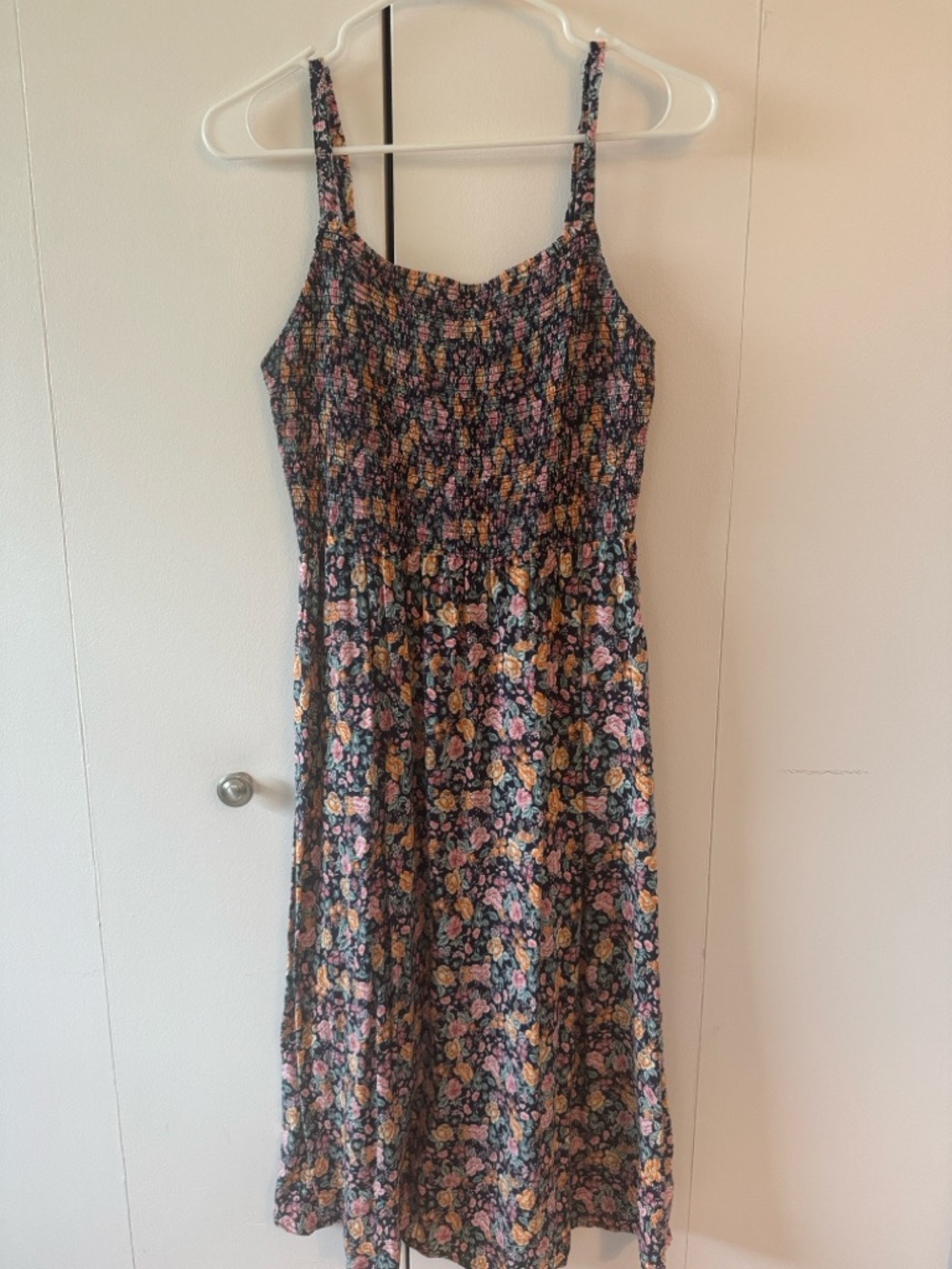 Old Navy | Cami Floral Smocked Midi Sundress
